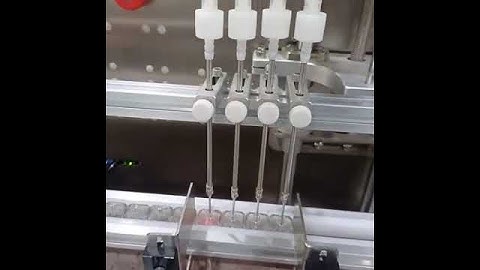 Máy chiết sơn móng tay, máy chiết nước hoa tự động, Bơm nhu động 4 vòi, 0916311442  #maychiettinhdau