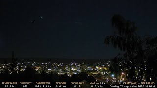 Timelapse Cam 2 - Natt til 2. september 2020