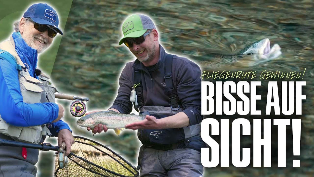 Angeln auf Sicht am vielleicht besten Forellen-Fluss Deutschlands! Fliegenrute gewinnen! 🎣
