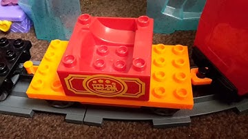 3d printed train wagon compatible with Lego Duplo