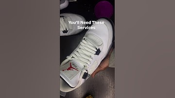 Jordan 4s Yellow Netting Restore #sneakerrestoration#sneakers#shoes#jordans#love