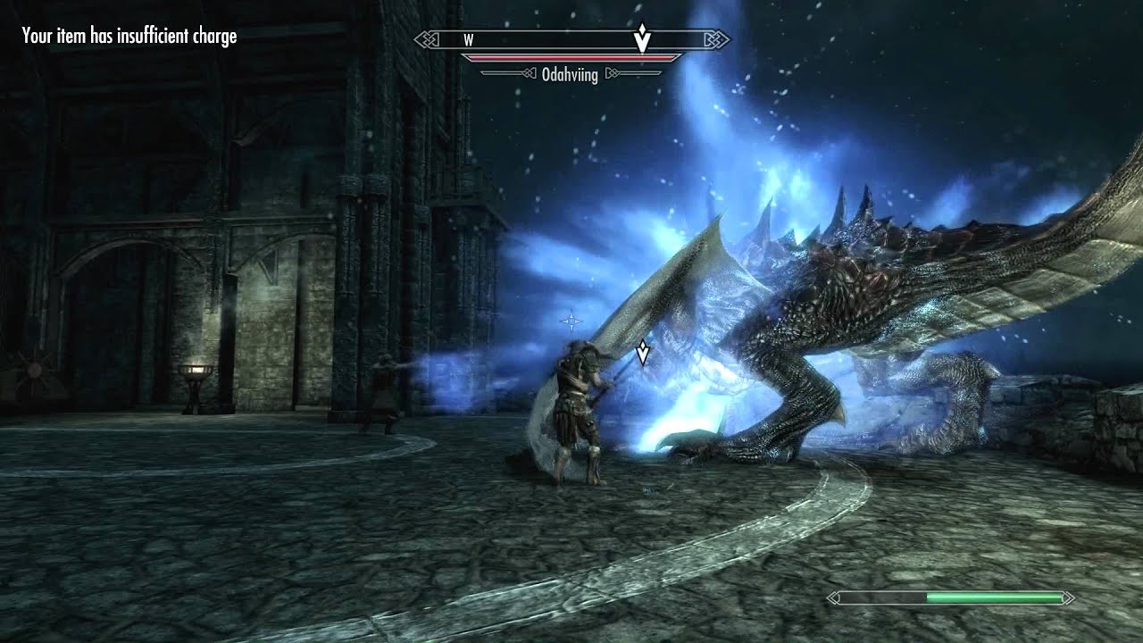 SKYRIM How To Capture Odahviing Dragon Boss Gameplay Commentary