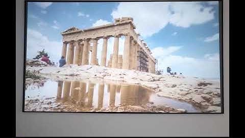 4K Slim bezel Fixed Frame Projection Screen,ALR  with black crystal material