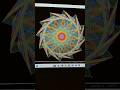 Beautiful Circle Star Flower using Turtle Graphics in PythonDesign#shorts#codingyoutub