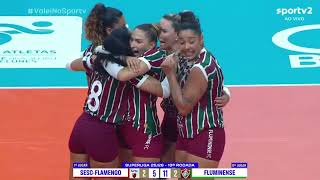 SESC-FLAMENGO x FLUMINENSE: 10 MINUTOS FINAIS | SUPERLIGA FEMININA