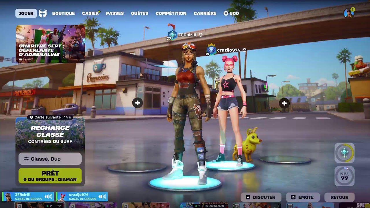 LIVE FR Rush Unreal en recharge