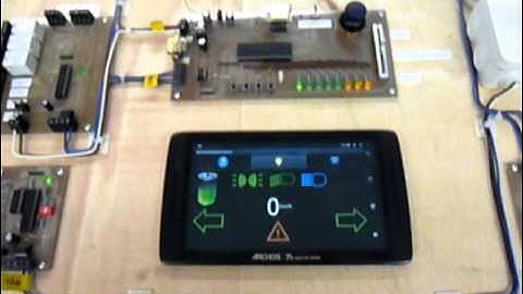 New Concept Car - Controlled by a Touchpad Running Android - CAN Bus - PIC18F