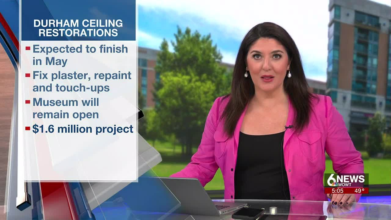 Omaha's Durham Museum working to restore historic ceilings