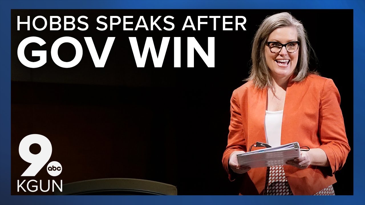 Katie Hobbs Speaks After Winning Arizona Governor Race - YouTube