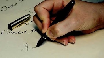 Omas 361 Double Side Nib - Rear Side