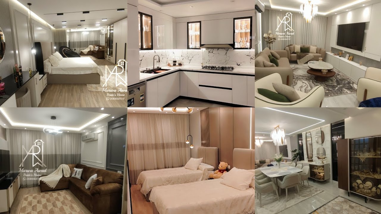 شقة عروسة من جهة أمنية 👩‍✈️ احلي وارقي شقة ممكن تشوفوها حرفياً 👌اسكندرية&كفر الدوار 💁‍♀️