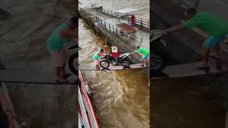 OH NO NO NO NO, Bike falls in River with Max! Animation meme #shorts