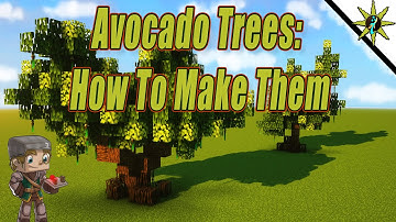 How to build an Avocado tree in Minecraft (Minecraft Vanilla 1.19 Tree Tutorial)