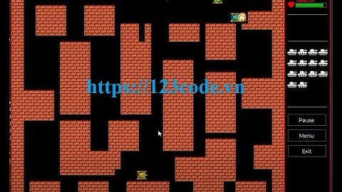 Code game bắn xe tăng c# có video demo tải miễn phí