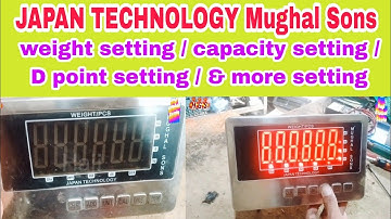 Mughal sons 🔥💯 | japan technology kante ka wazan kese set karen