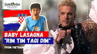 Reacting to Eurovision 2024 Croatia: Baby Lasagna - "Rim Tim Tagi Dim" | From VietNam 🇻🇳