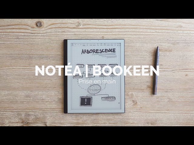 Bookeen Notéa, le bloc-note numérique français qui s'attaque à reMarkable