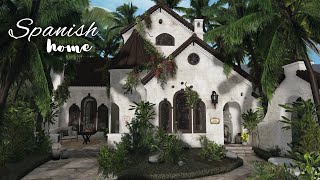 🌿spanish home ⋆˙ speedbuild ⋆˙⟡ | roblox bloxburg 🪴