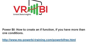 Power BI: How to use  If Statements Functions with two (2) or more conditions in Power BI