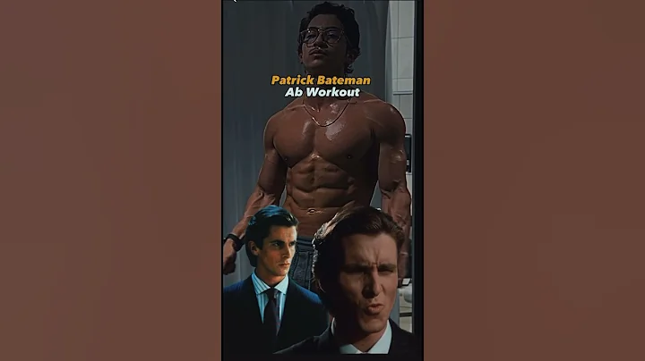 I TRIED PATRICK BATEMAN’S AB WORKOUT😳#bernardorebeil #patrickbateman #christianbale #americanpsycho