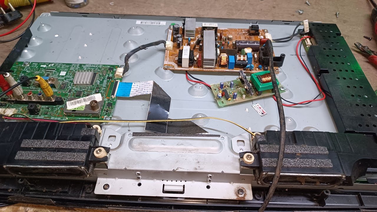 samsung black screen tv repair / led tv repairing // Samsung tv backlight repair YouTube