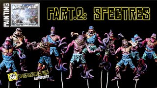 Painting Kings of War: Nightstalkers Spectres - zenithal pre-shading, inks & contrast paint
