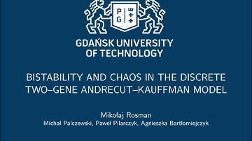 Bistability and Chaos in a Two-Gene Model