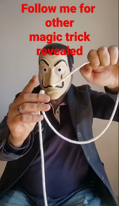 Cut and Restore Rope Magic Trick Revealed - #Shorts