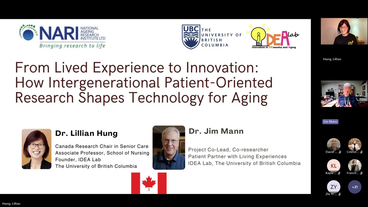 NARI Seminars in Ageing: From Lived Experience to Innovation