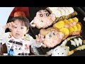子供の日レシピ:「クレヨンしんちゃん 鯉のぼり飯」の作り方 Crayon Shin chan's carp streamer rice recipe