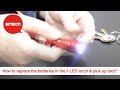 How To Replace The Batteries In The 3 LED Telescopic Torch & Magnetic Pick Up Tool