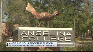 Some East Texas students can get their first year free at Angelina College