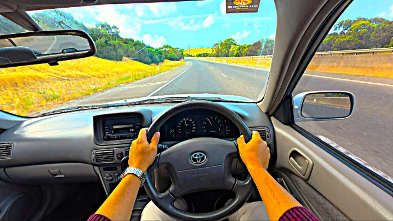 2001 Toyota Corolla Hatchback 1.8L - (POV Driving) Hallett Cove to Christies Beach - South Australia