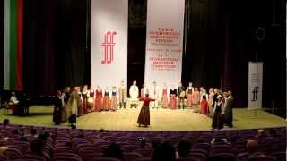 Cesis Castle Choir Cesu Pils Koris LATVIA AIZEJ LIETIN Eriks Esenvalds