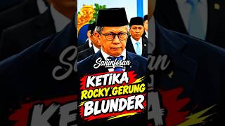 ROCKY GERUNG BLUNDER #information #saninfosan #shorts #rockygerung