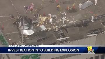 Baltimore explosion: Crews secure BGE building, scaffolding ahead of storm