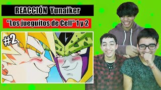 REACCIÓN | Los Jueguitos de Cell 1 y 2 - DBZ Parodia | Yunaiker