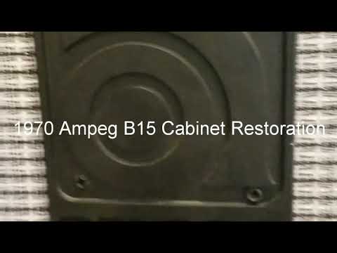 1970 Ampeg B15 Cabinet Resoration Youtube