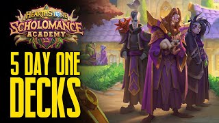 5 Great Decks to Try on Day One of Scholomance Academy - Hearthstone