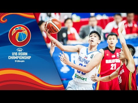 Philippines v Malaysia - Full Game - FIBA U16 Asian Championship