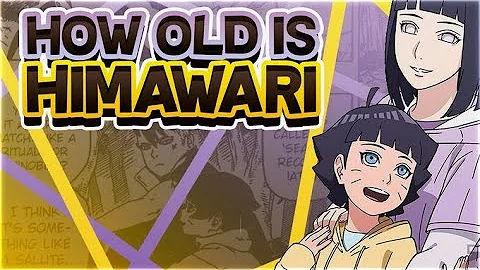How much older is Boruto than Himawari?