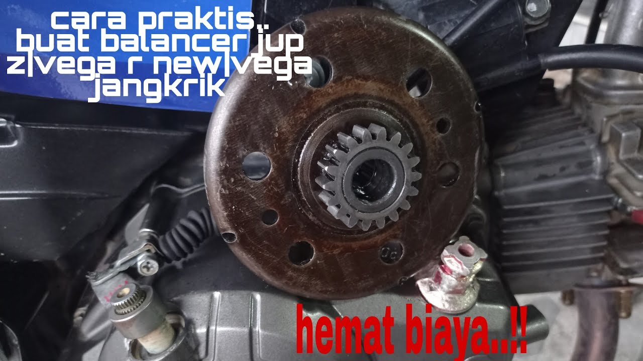(TUTORIAL).. cara hemat rakit balancer Jupiter z|vega r new| hasil tambah respond sip rpm atas..