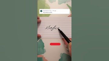 Sofia - Learn to Write Your Name in Cursive