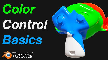 [3.4] Blender Tutorial: Control and Animate Colors Using Nodes, Basics