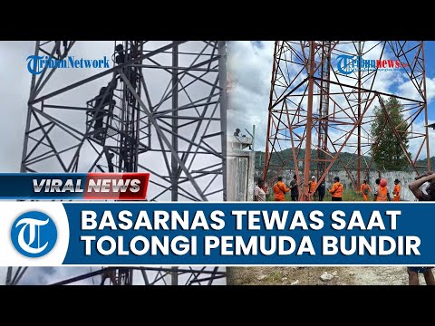 DETIK-DETIK Anggota Basarnas Tewas Jatuh dari Tower saat Evakuasi Orang Bunuh Diri malah Didorong