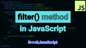 JavaScript - FILTER array - under 4 minutes #js #programmer