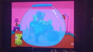 Simpsons Scuba Diving In A Fish Bowl Couch Gag
