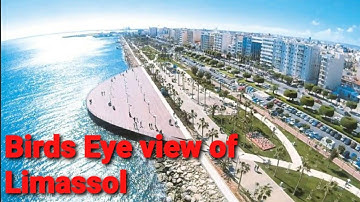 Limassol seaside by drone