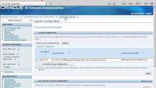 Oracle EnterpriseOne - Enable User Logging