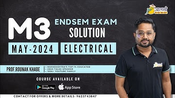 M3 Endsem Exam Solution May 2024 | Electrical Engineering | Aalsi Engineer’s Ultimate Guide | #SPPU